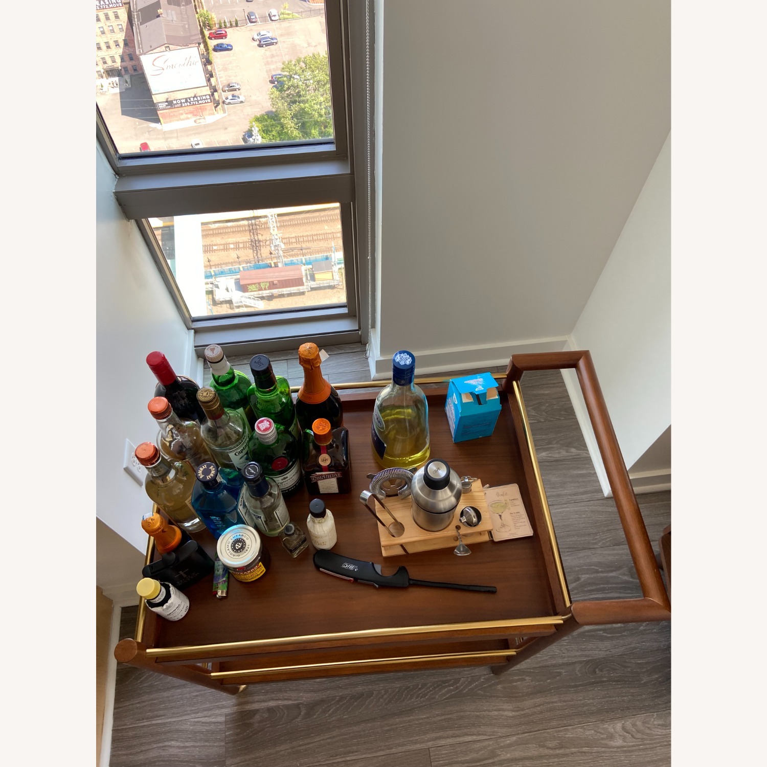 West Elm Mid-Century Bar Cart - image-5