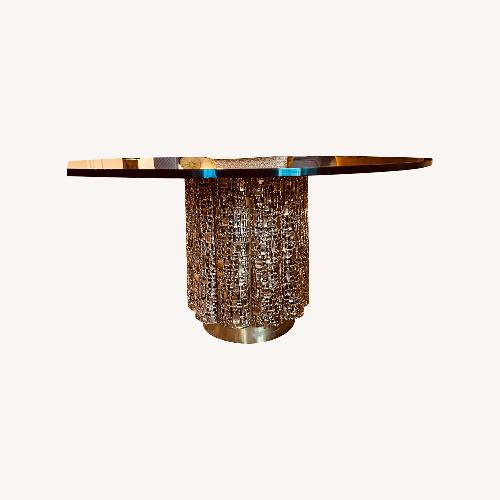 Used Elegant brass Mid Century Coffee Table for sale on AptDeco
