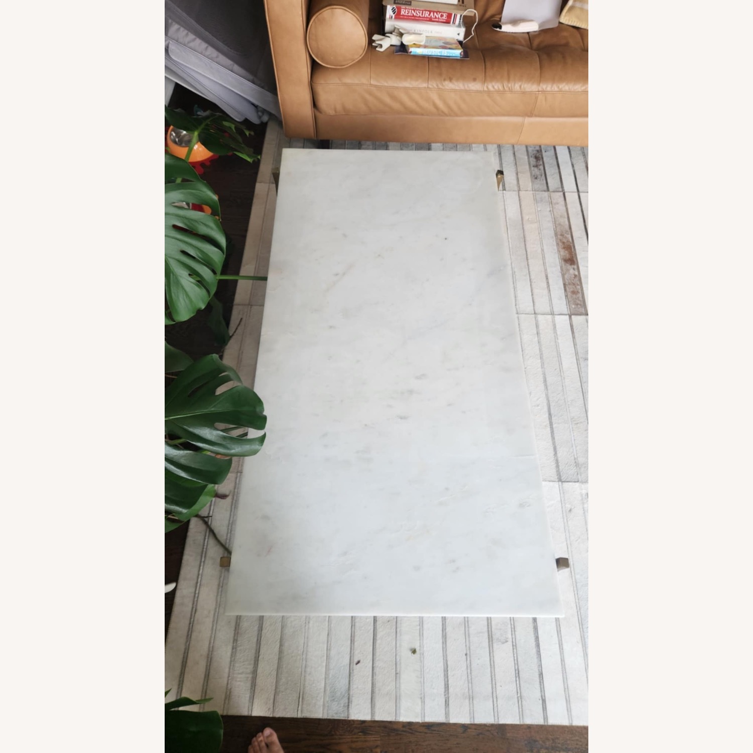 CB2 Marble Slab Coffee Table  - image-7