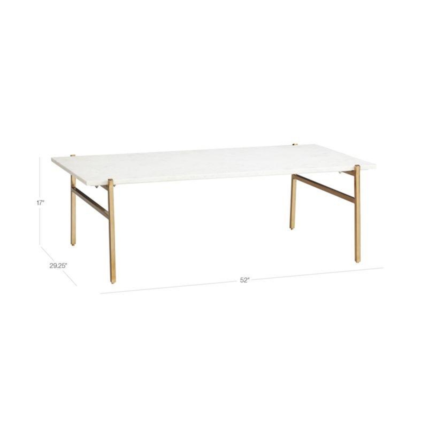 CB2 Marble Slab Coffee Table  - image-2