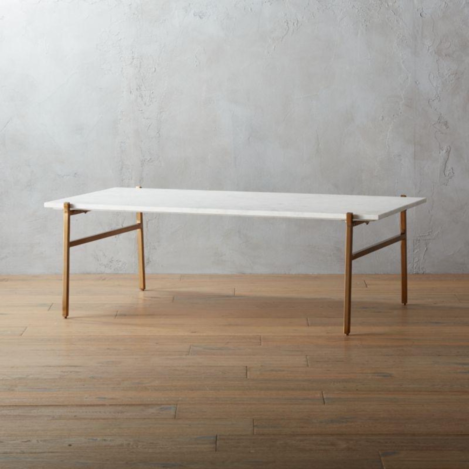 CB2 Marble Slab Coffee Table  - image-1