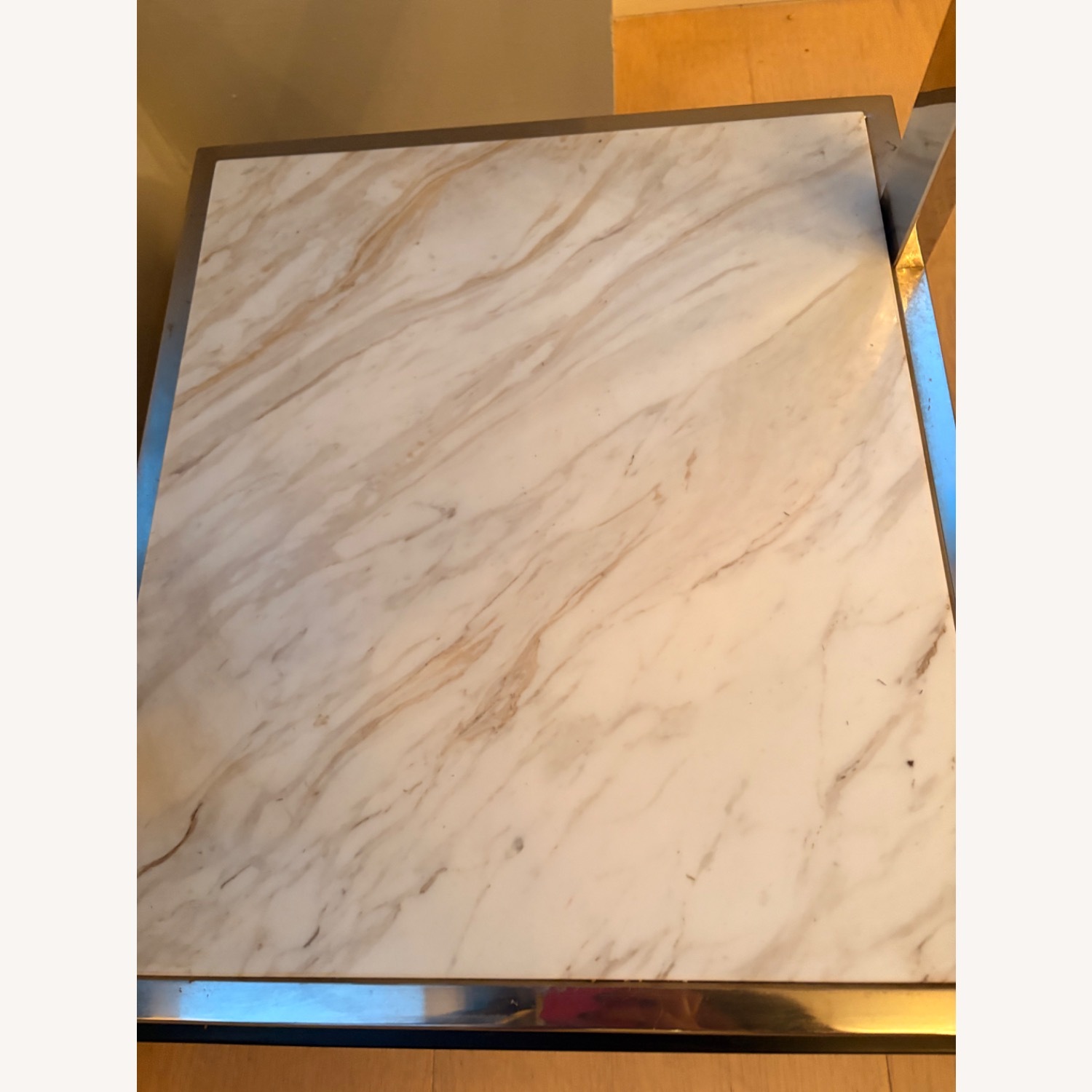 Mitchell Gold + Bob Williams Silver Glass Shelf Unit - image-6