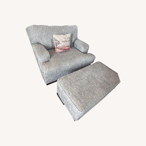 Used Ashley Chair and Half from Nebraka Furniture  for sale on AptDeco