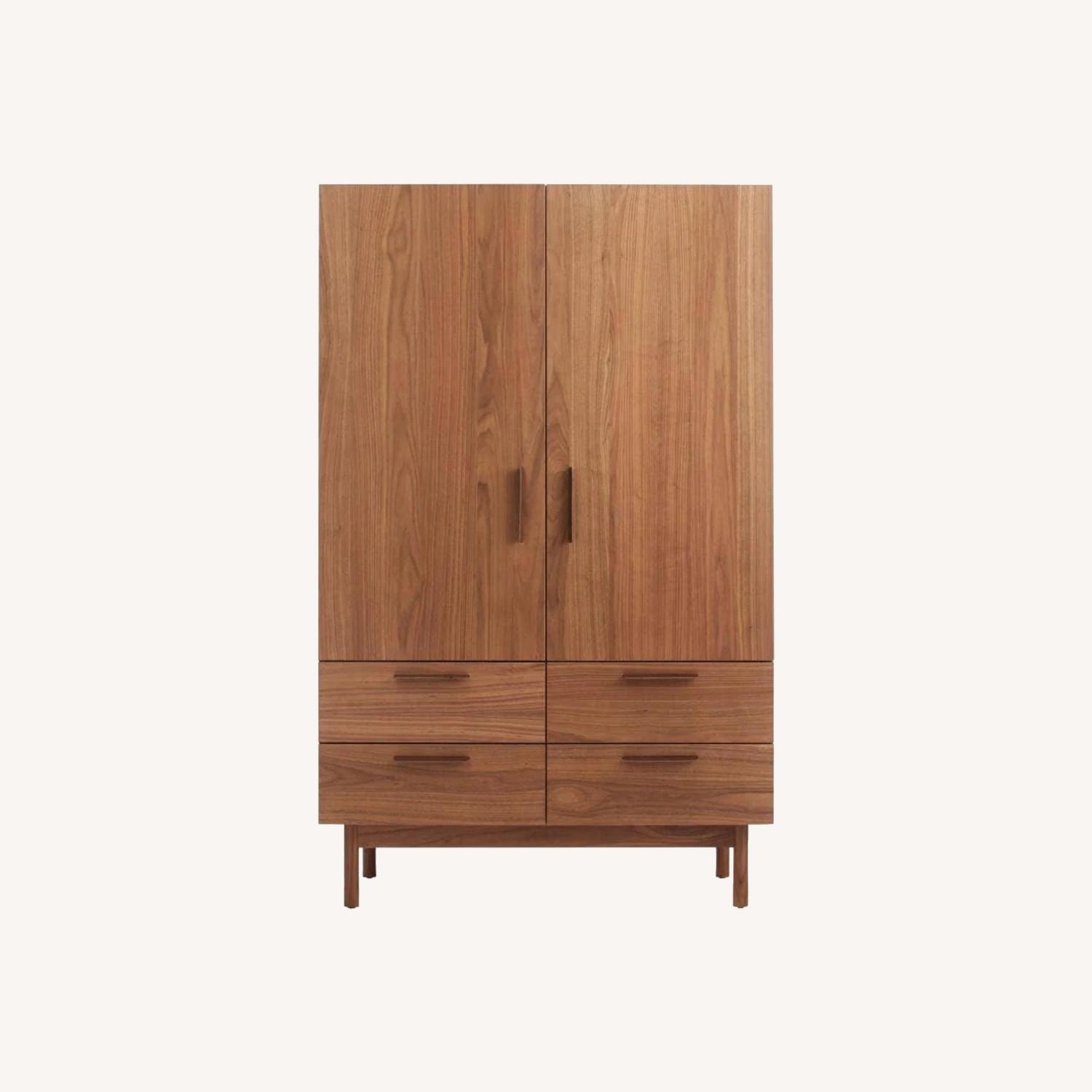 Blu Dot Shale Walnut Wardrobe - image-0