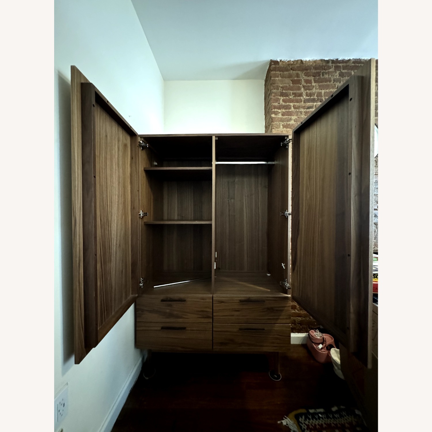 Blu Dot Shale Walnut Wardrobe - image-3