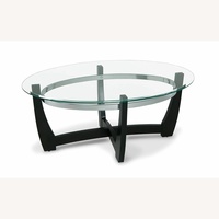Bob's Discount Matinee Glass Coffee Table