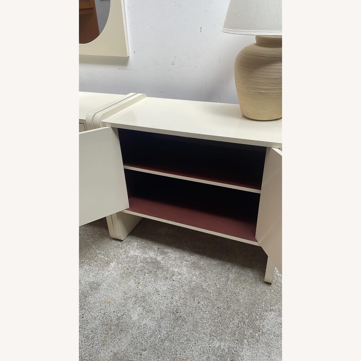 Vintage Cream Nightstands - image-2