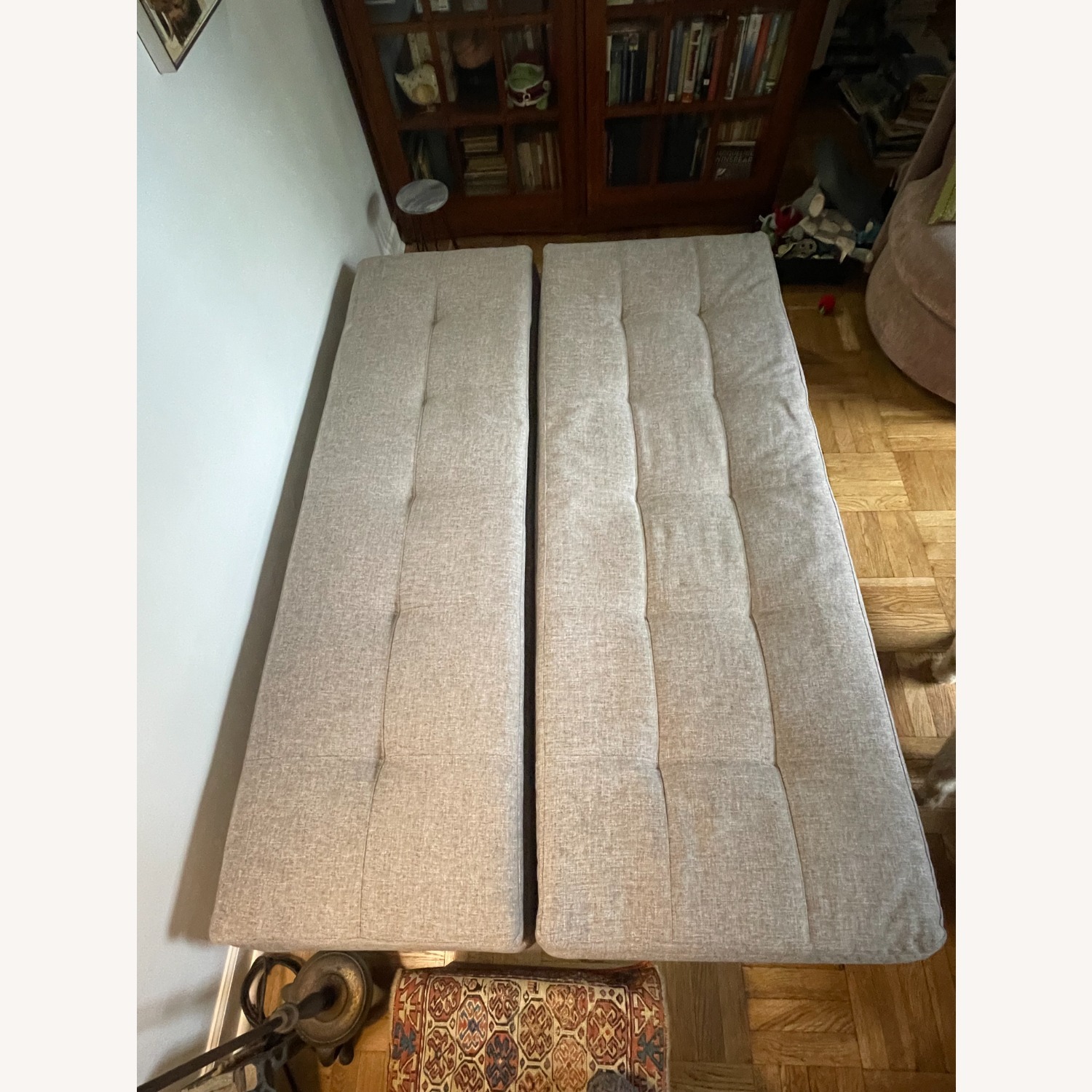 Convertible Sleeper Sofa with Storage Sling - image-11