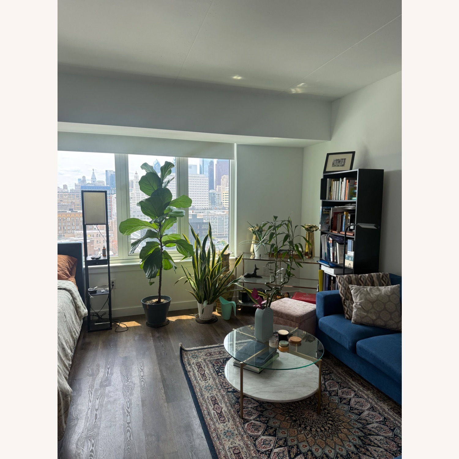 Comfortable Blue Sectional Sofa - image-3