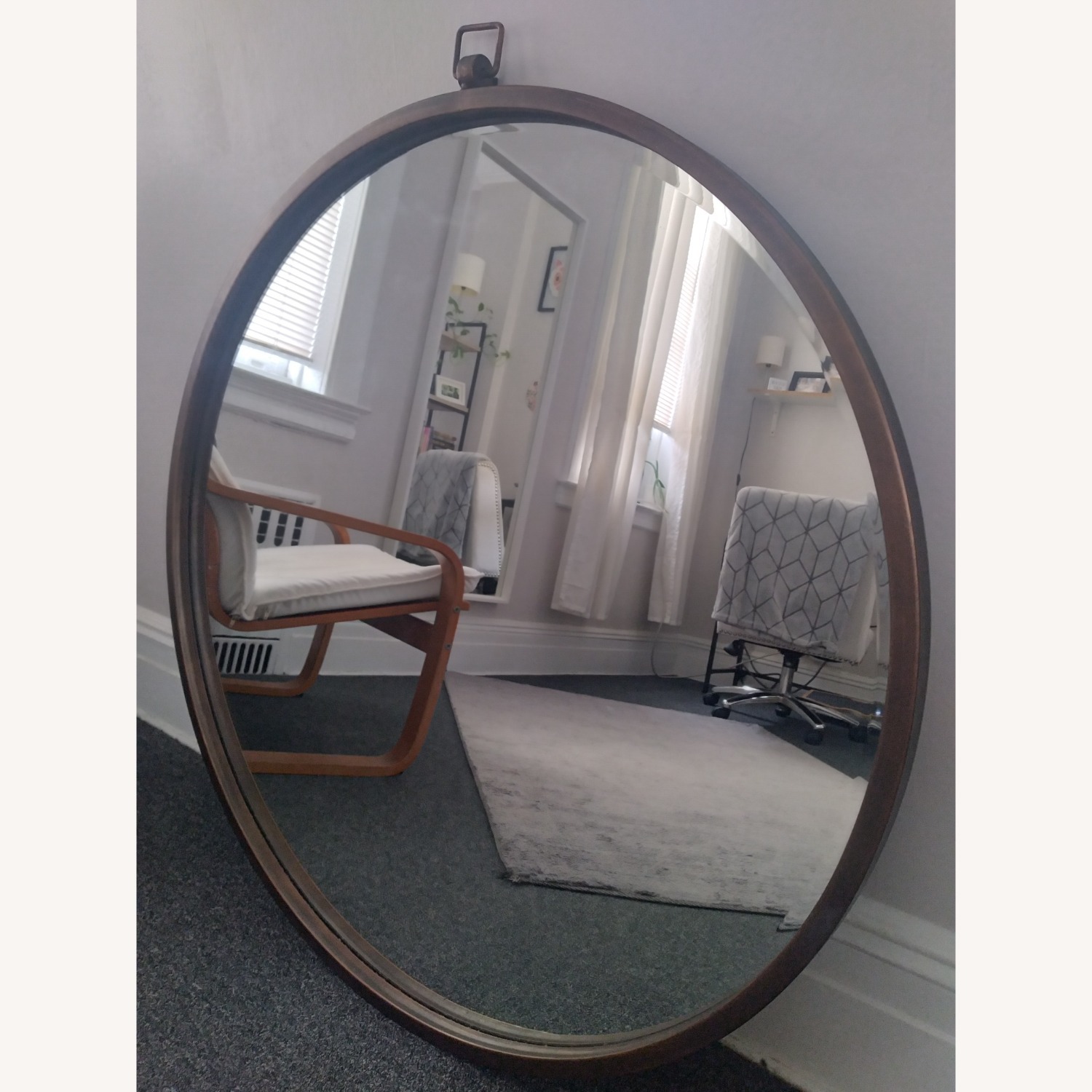 Bassett Quinn Bronze Circular Mirror - image-1