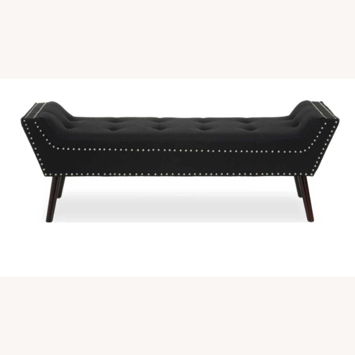 Gray Studded Bench - image-5