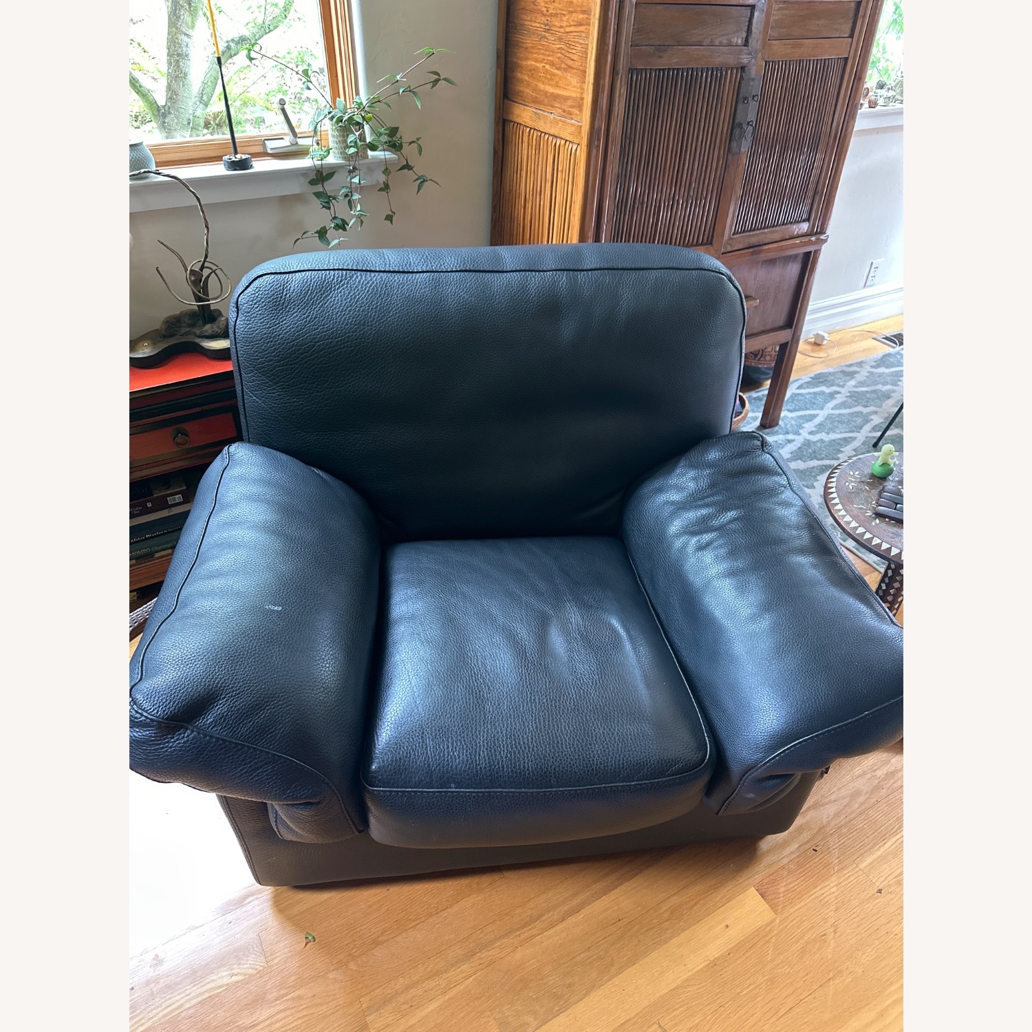 Roche Bobois Black Grain Letter Armchair - image-2