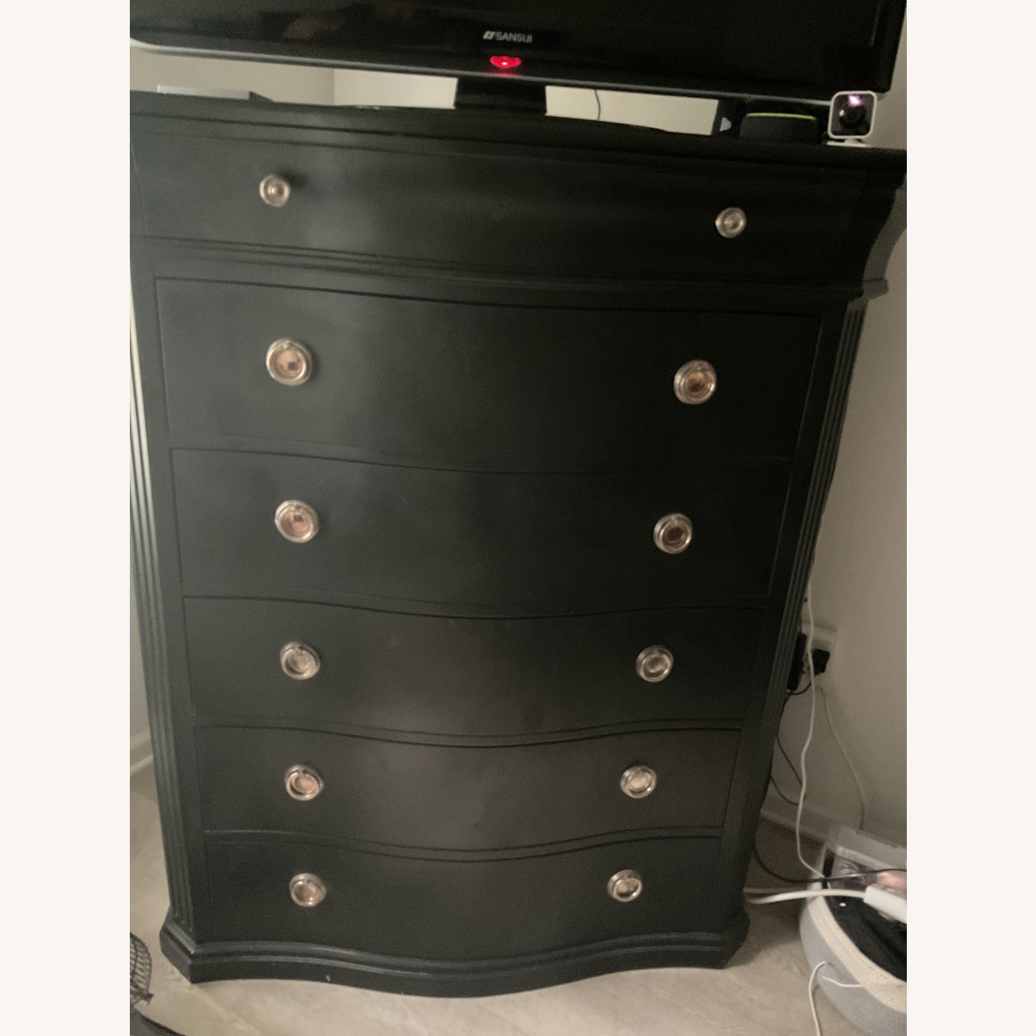 Raymour and Flanigan Black Dresser - image-1