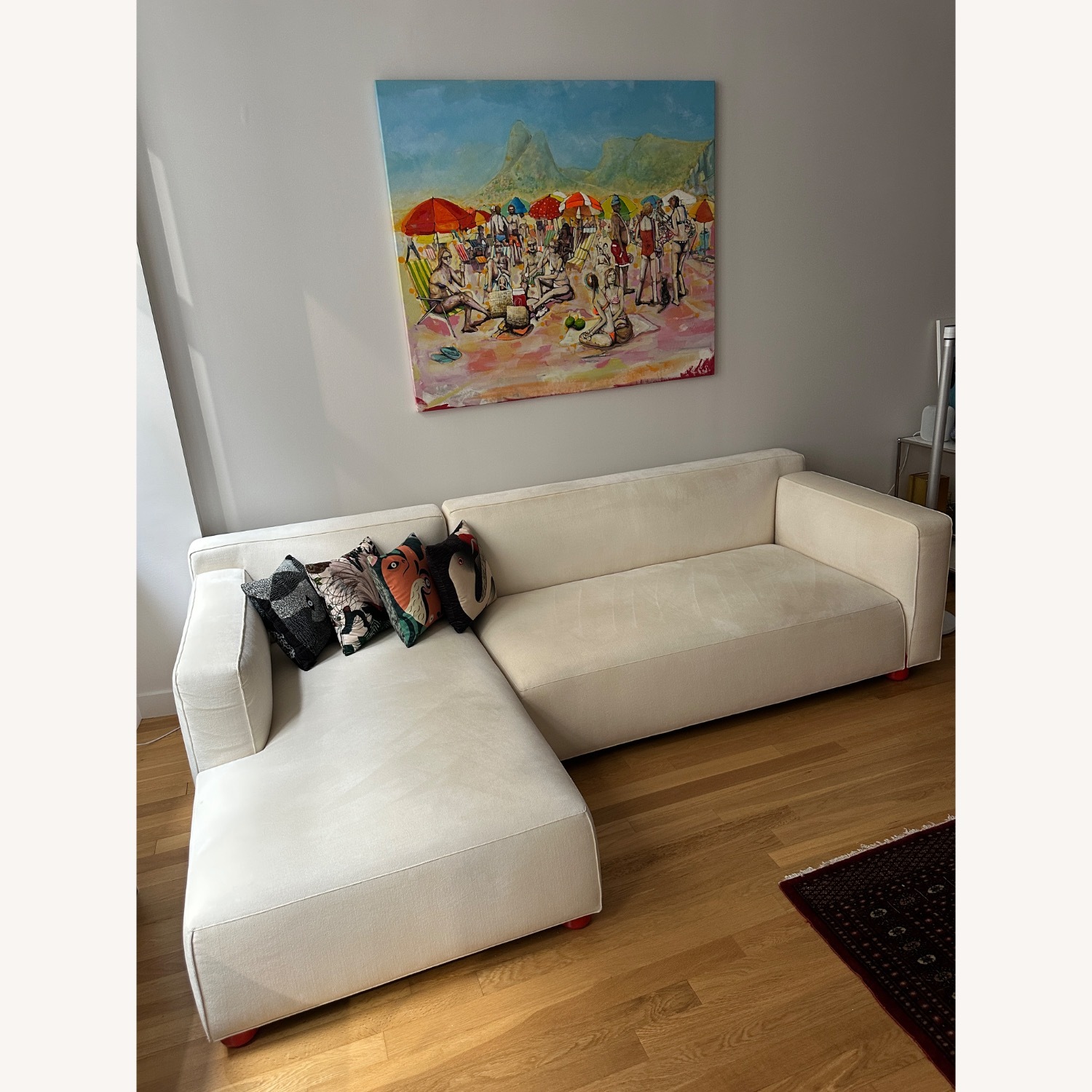 Knoll Asymmetric Chaise Sofa - image-40