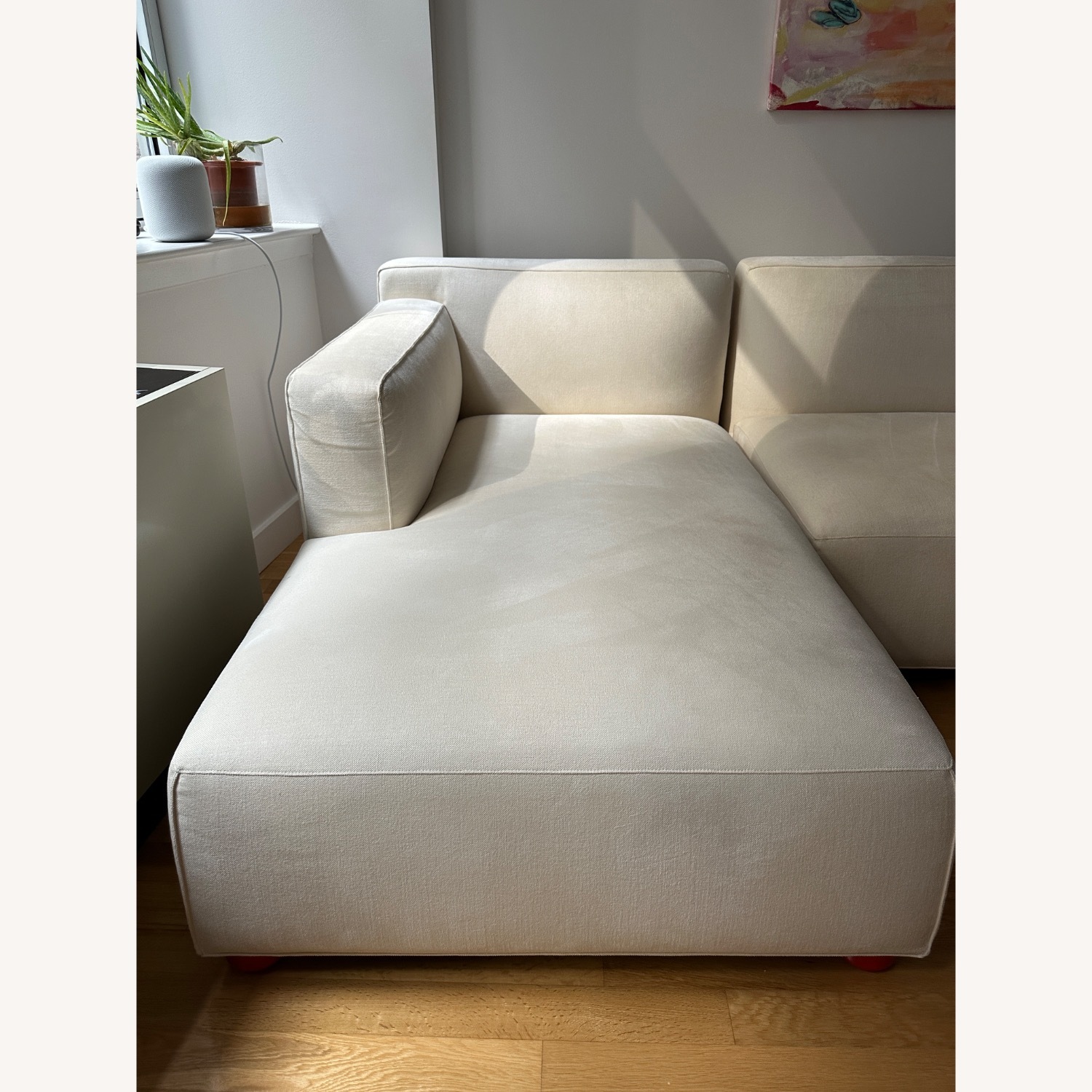 Knoll Asymmetric Chaise Sofa - image-21