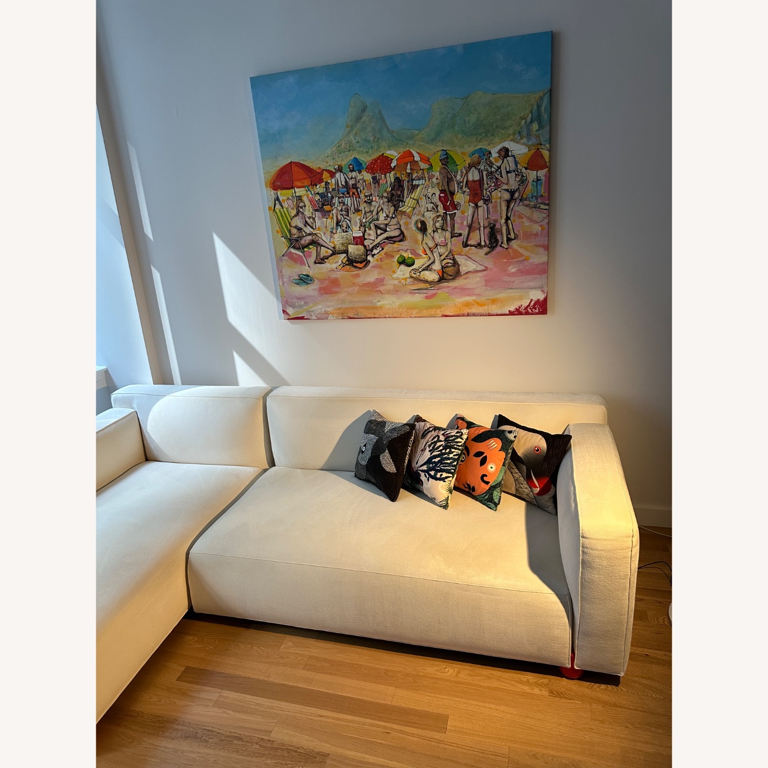 Knoll Asymmetric Chaise Sofa - image-36