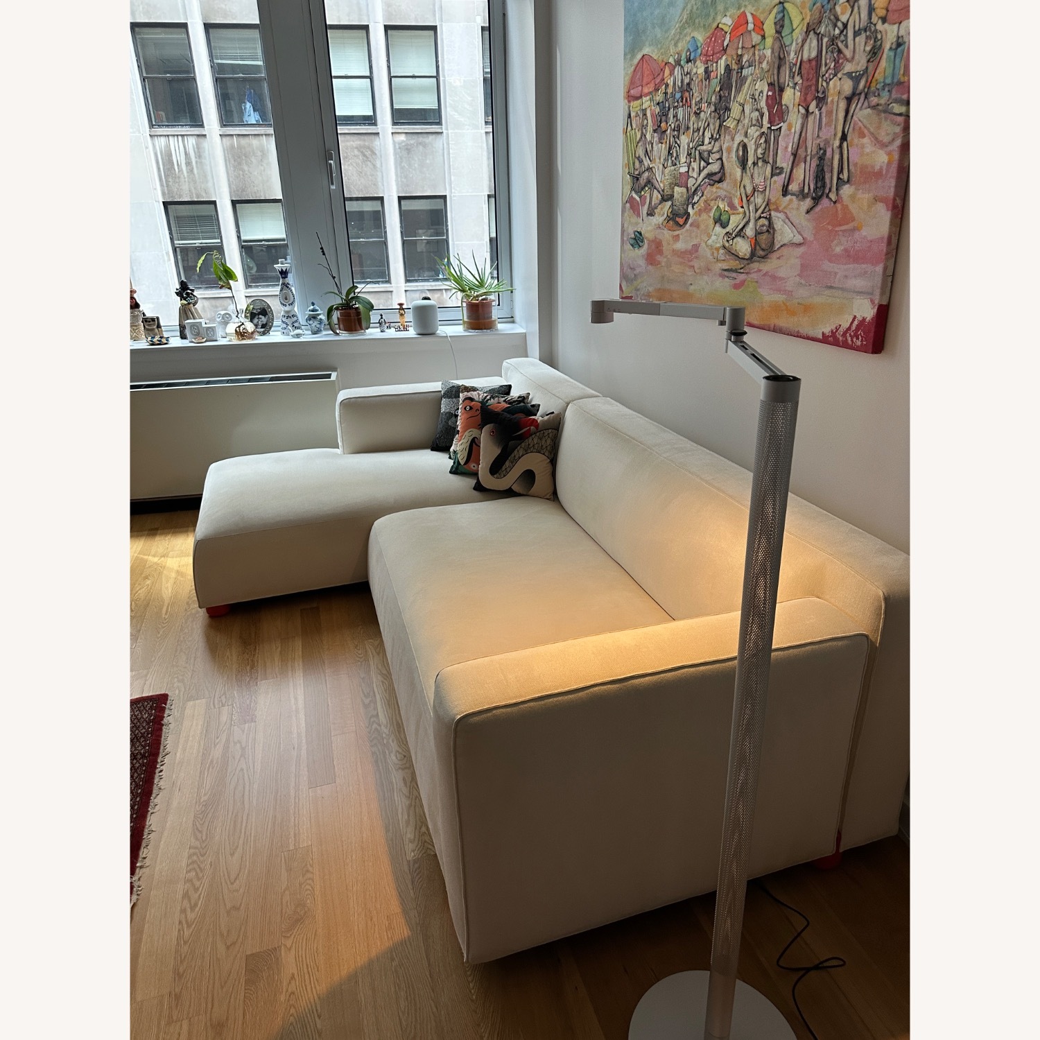 Knoll Asymmetric Chaise Sofa - image-46