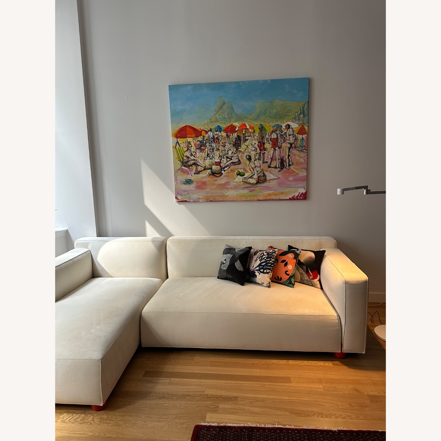 Knoll Asymmetric Chaise Sofa - image-31