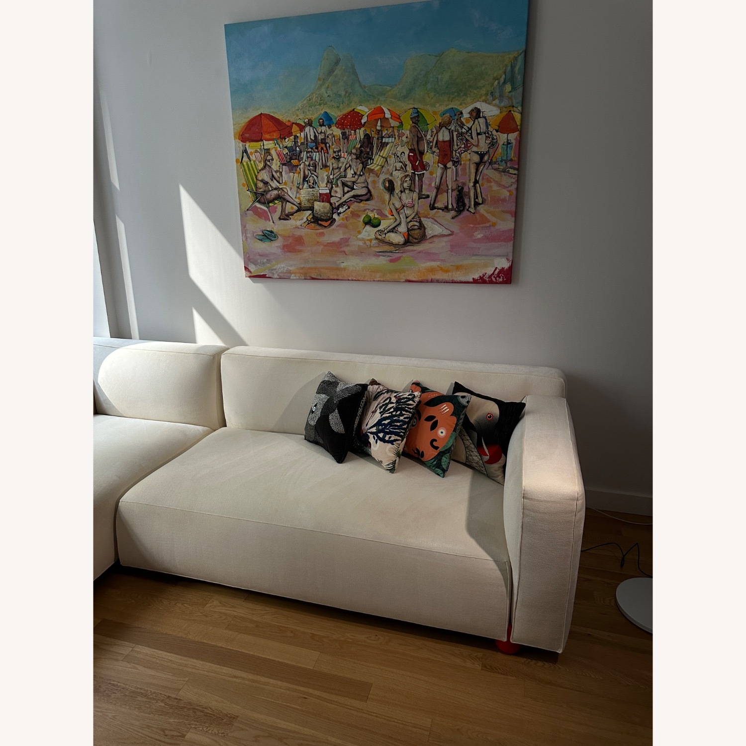 Knoll Asymmetric Chaise Sofa - image-35