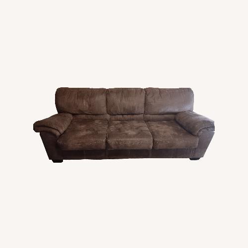 Used 3 Seater Brown Sofa for sale on AptDeco