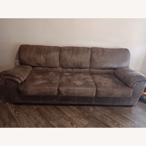 Used 3 Seater Brown Sofa for sale on AptDeco
