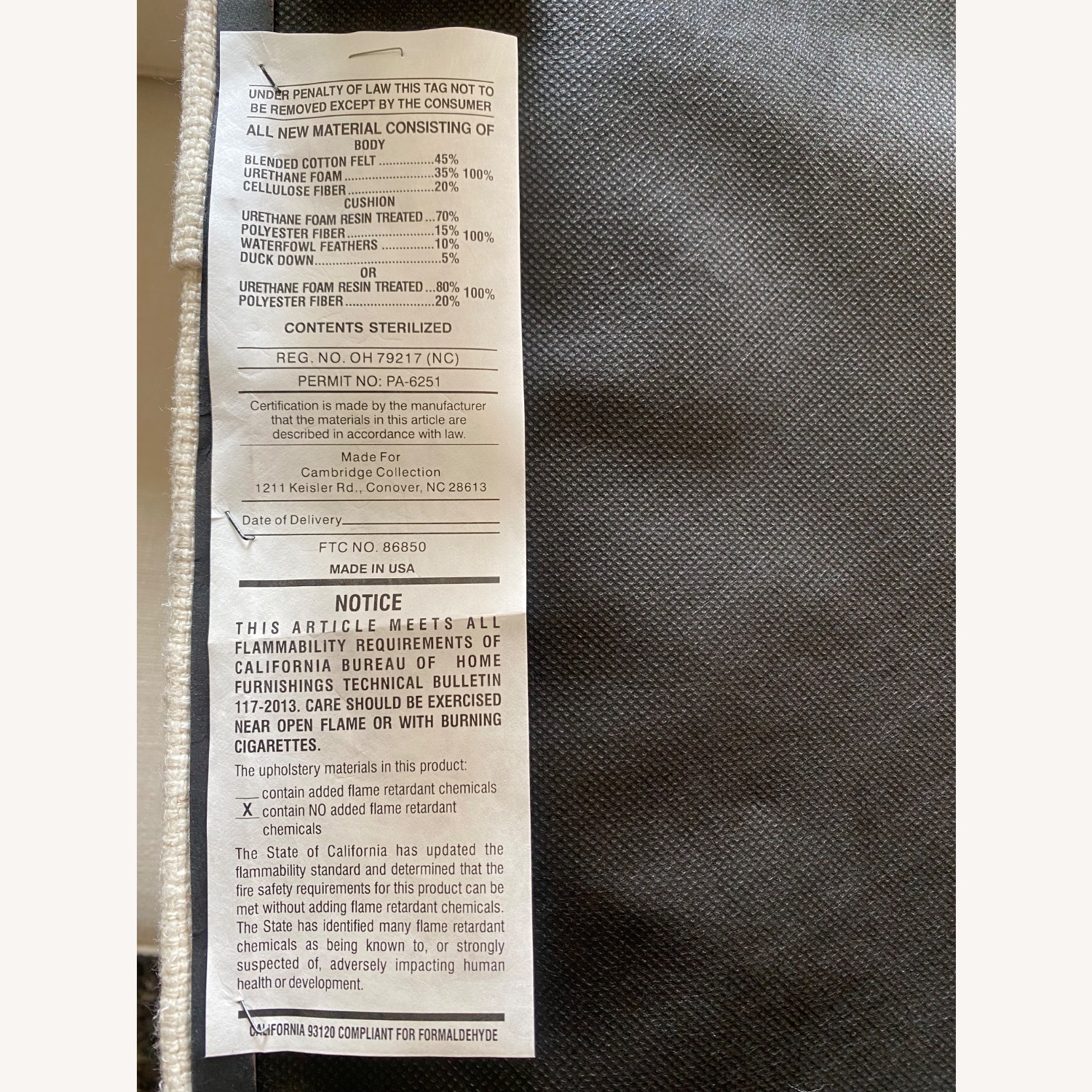 Arhaus Ivory 3-Seater Sofa and Ottoman - image-9