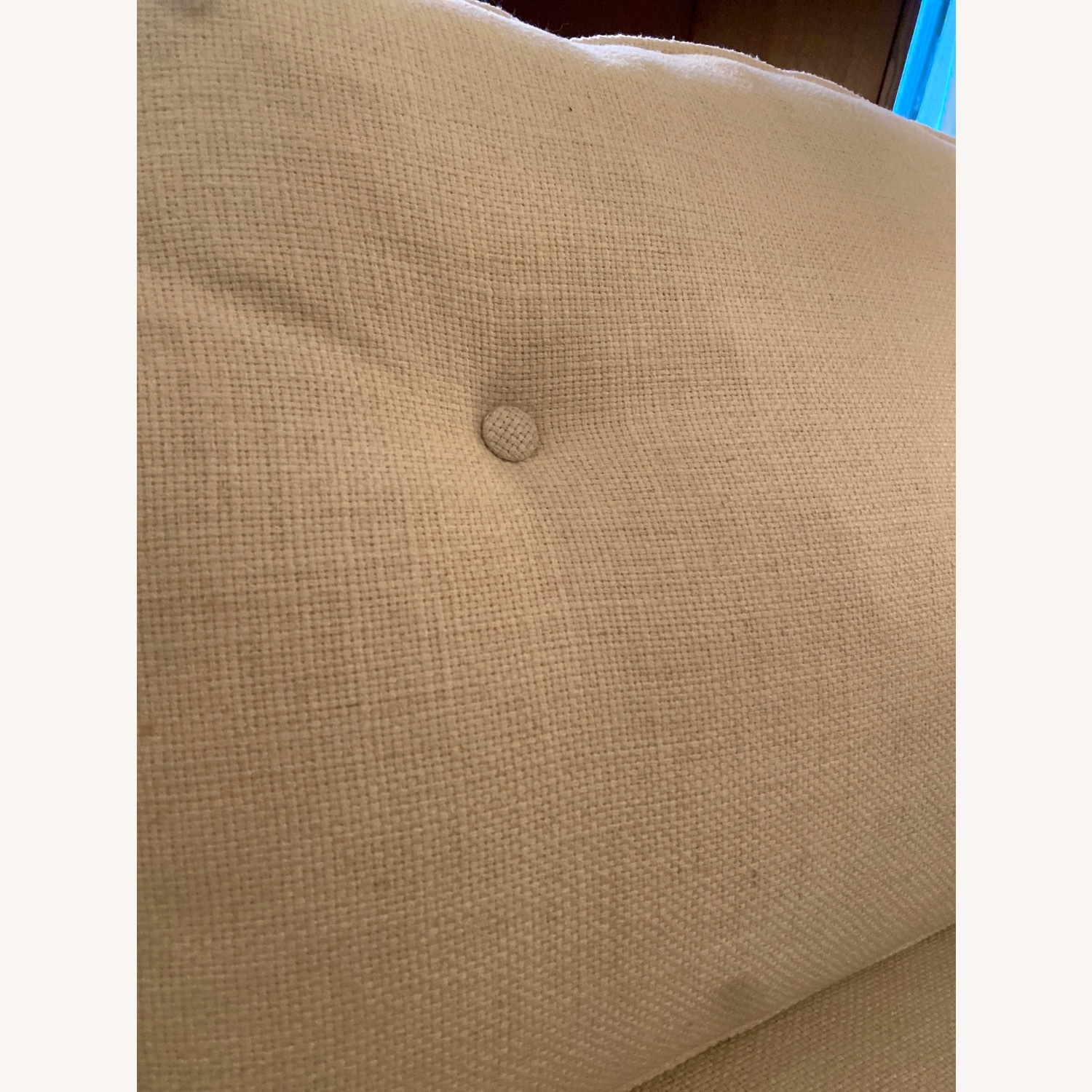 Arhaus Ivory 3-Seater Sofa and Ottoman - image-12