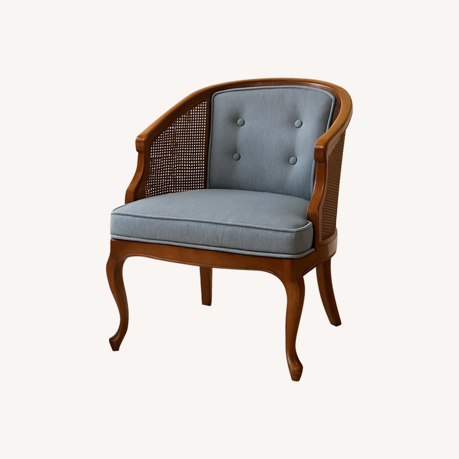 Vintage Hollywood Regency Cane Back Chairs - image-8