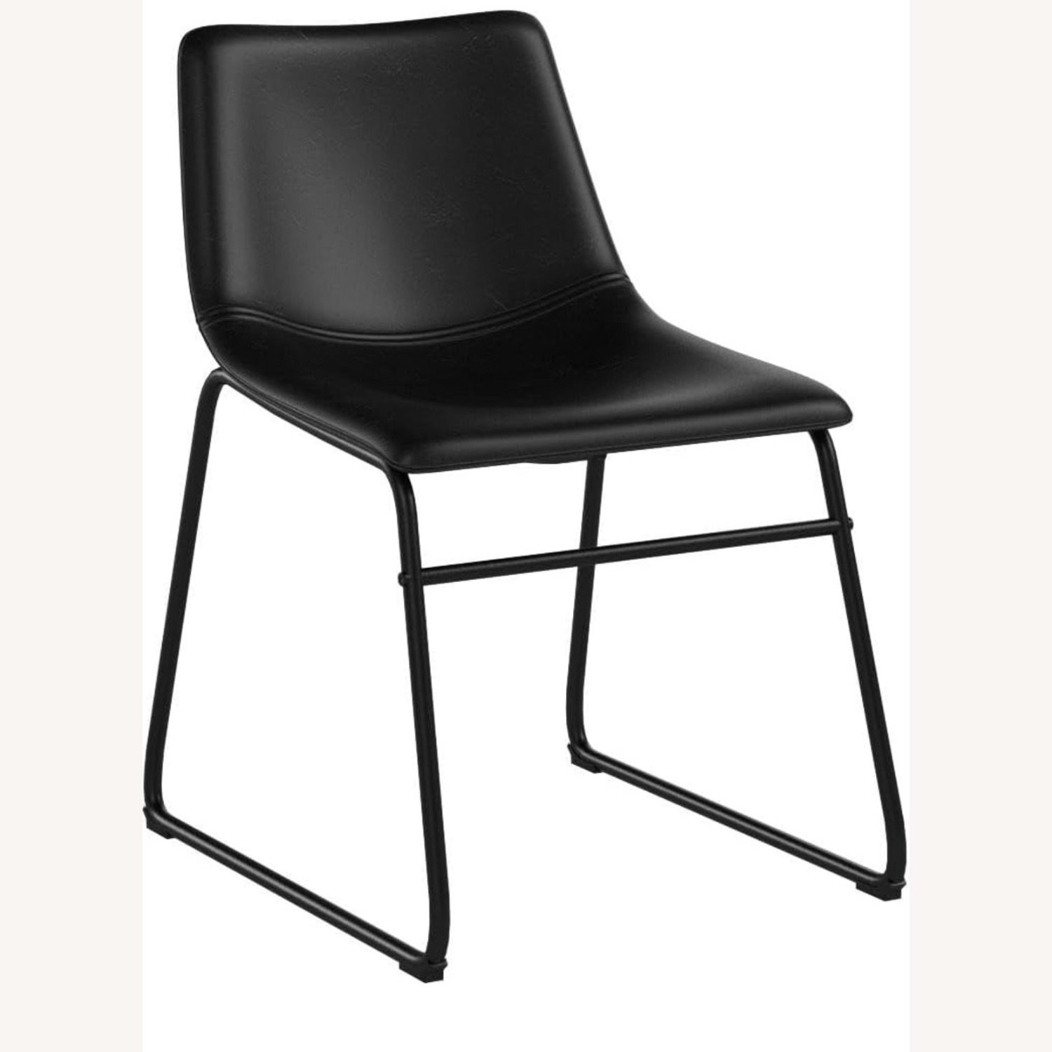Amazon Armless Dining Chairs w Metal Base - image-4