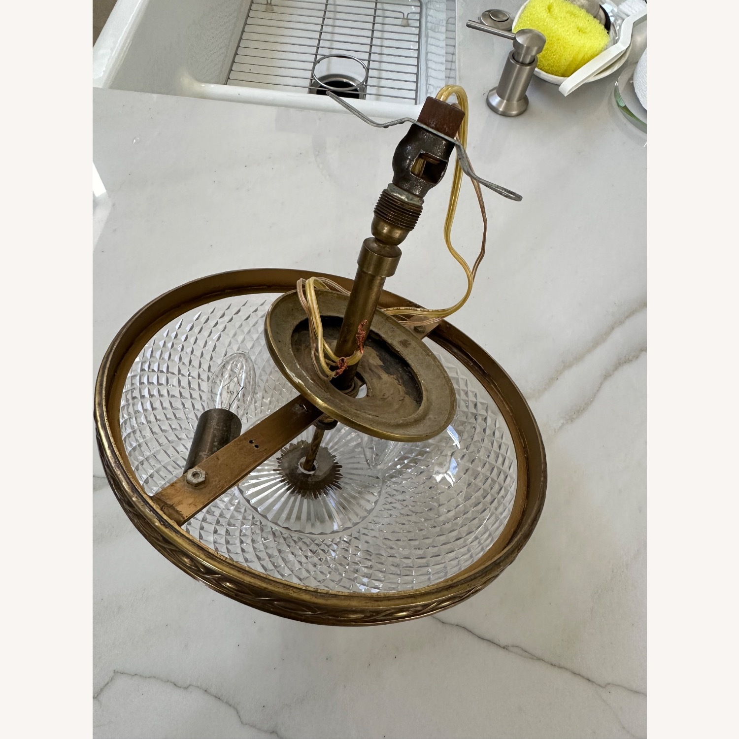 Brass Ceiling Fixture - image-3