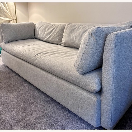 Used West Elm Shelter 85" Sleeper Sofa Light Grey for sale on AptDeco
