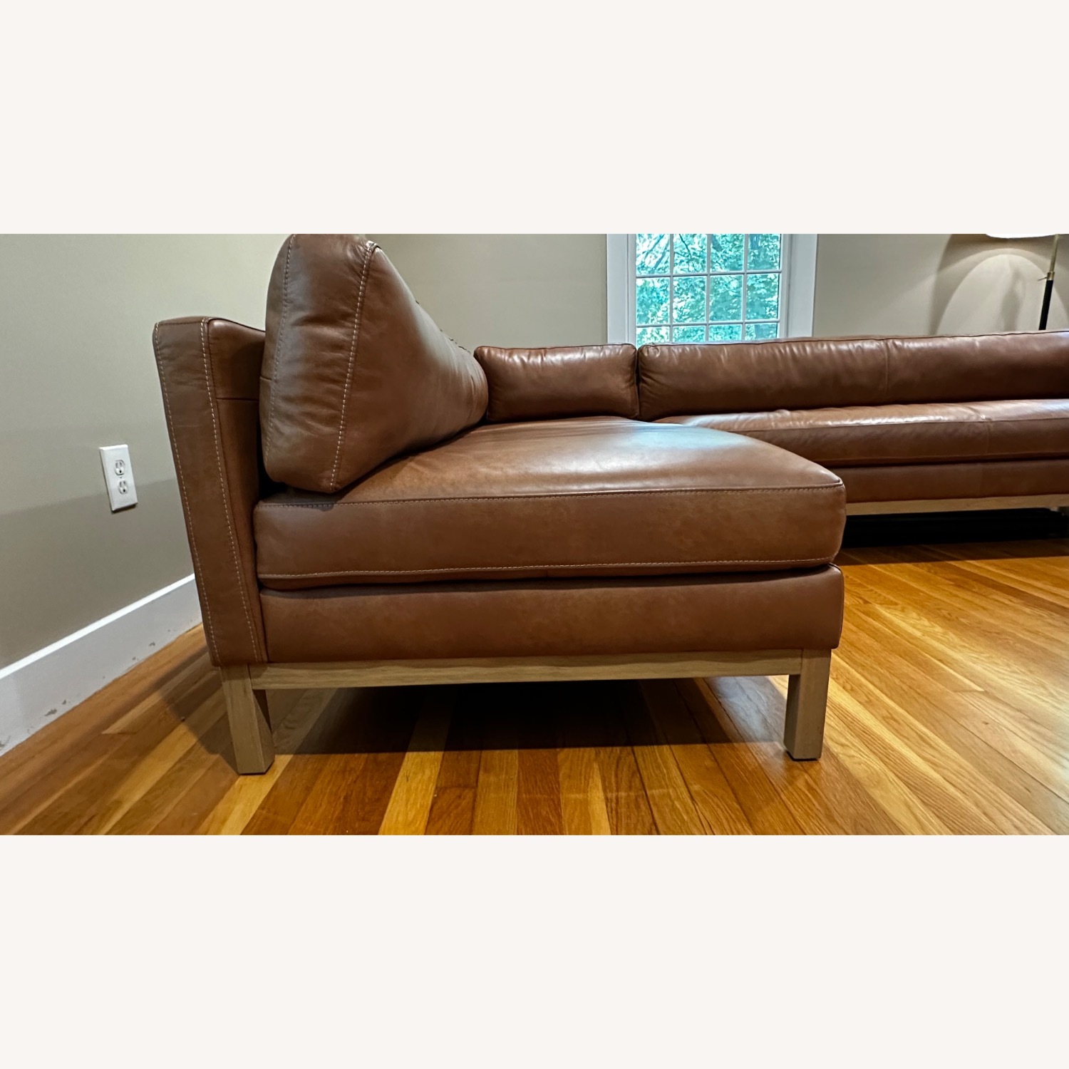 Joss & Main Nels 2 - Piece Leather L-Sectional - image-6