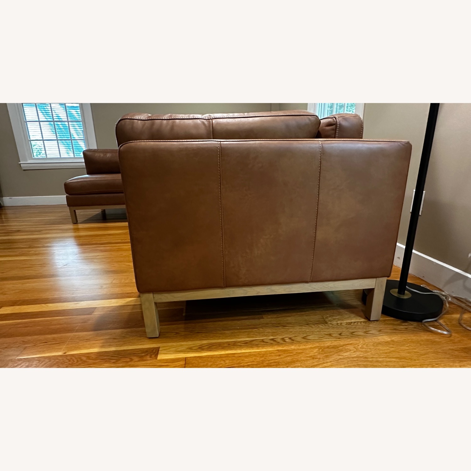 Joss & Main Nels 2 - Piece Leather L-Sectional - image-3