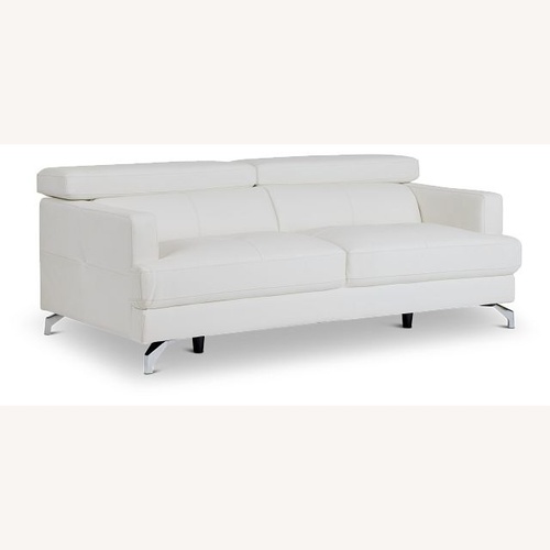 Used City Marquez White Micro Sofa for sale on AptDeco