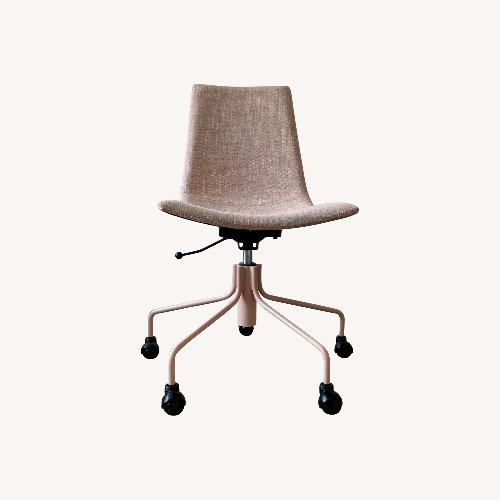 Used West Elm Adjustable Office Desk Chair Pink  for sale on AptDeco