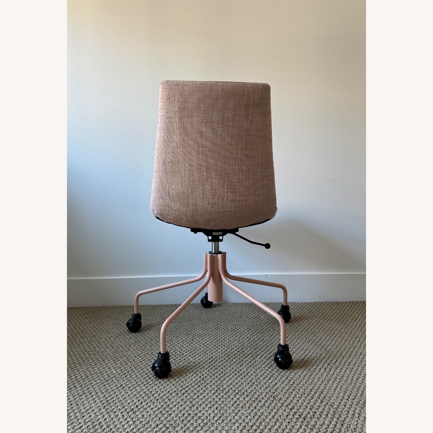 West Elm Adjustable Office Desk Chair Pink  - image-2