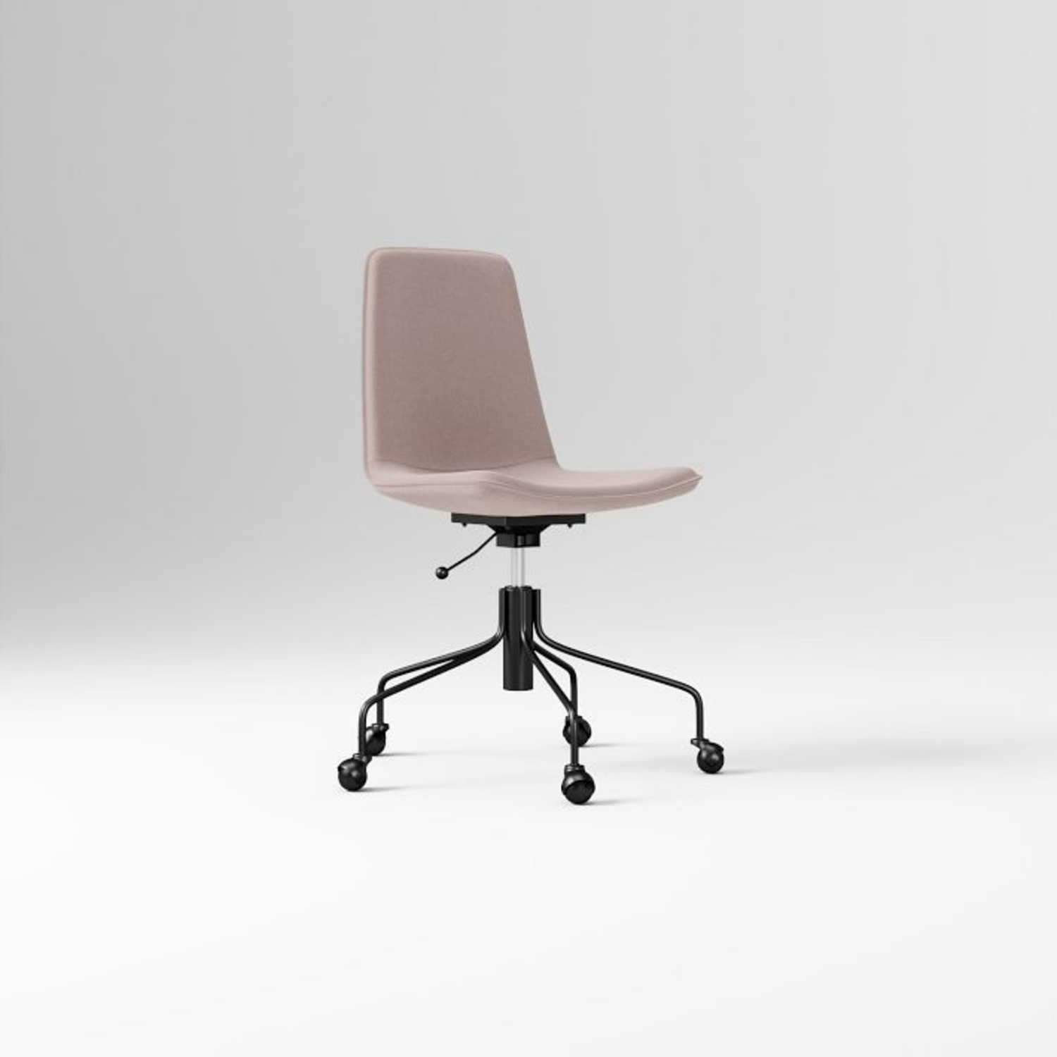 West Elm Adjustable Office Desk Chair Pink  - image-5