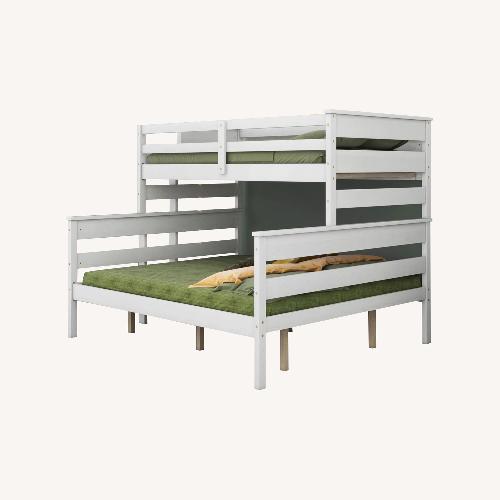 Used Wayfair Jarrold Wood Twin XL Over Queen Bunk Bed for sale on AptDeco