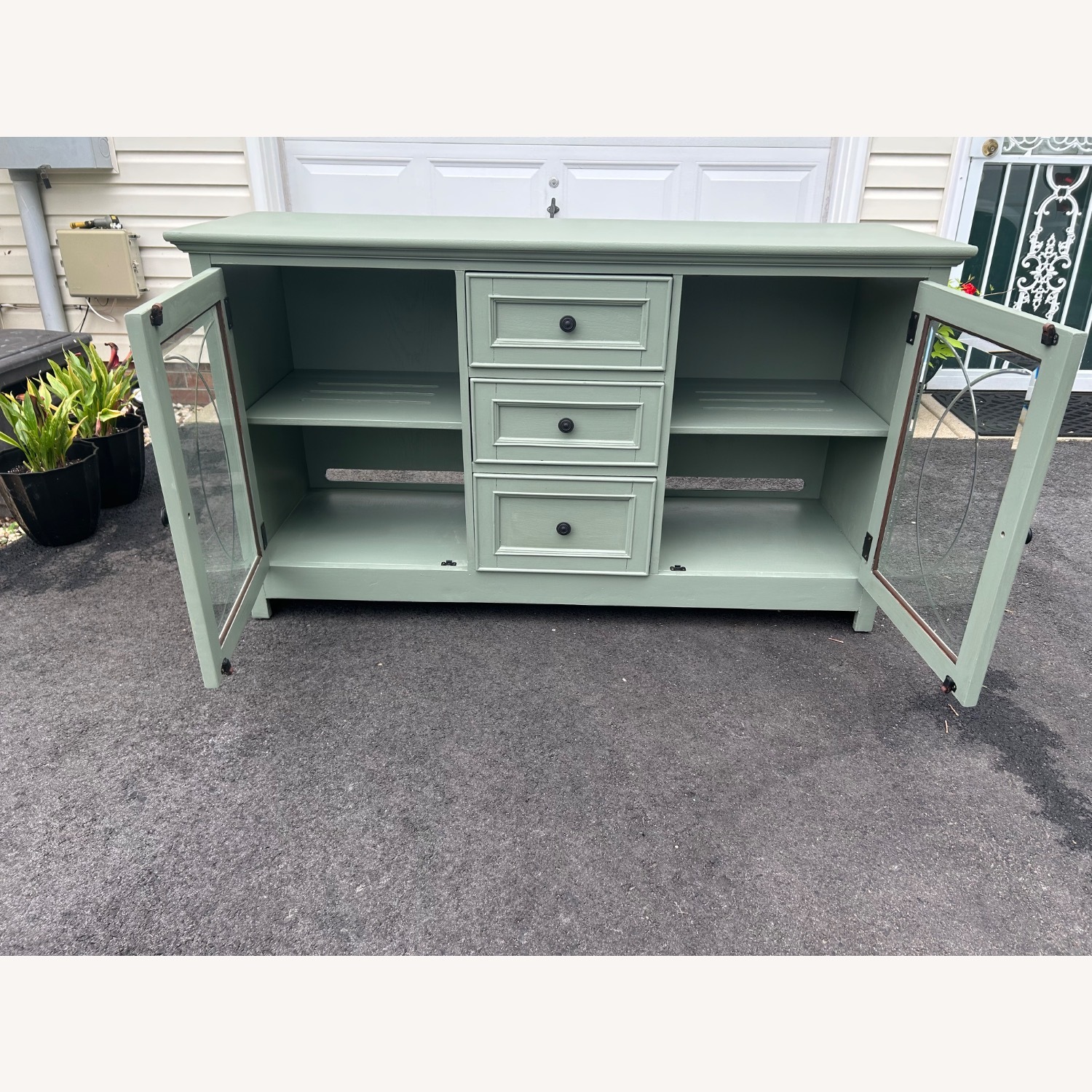 Solid Wood Buffet Cabinet - image-22