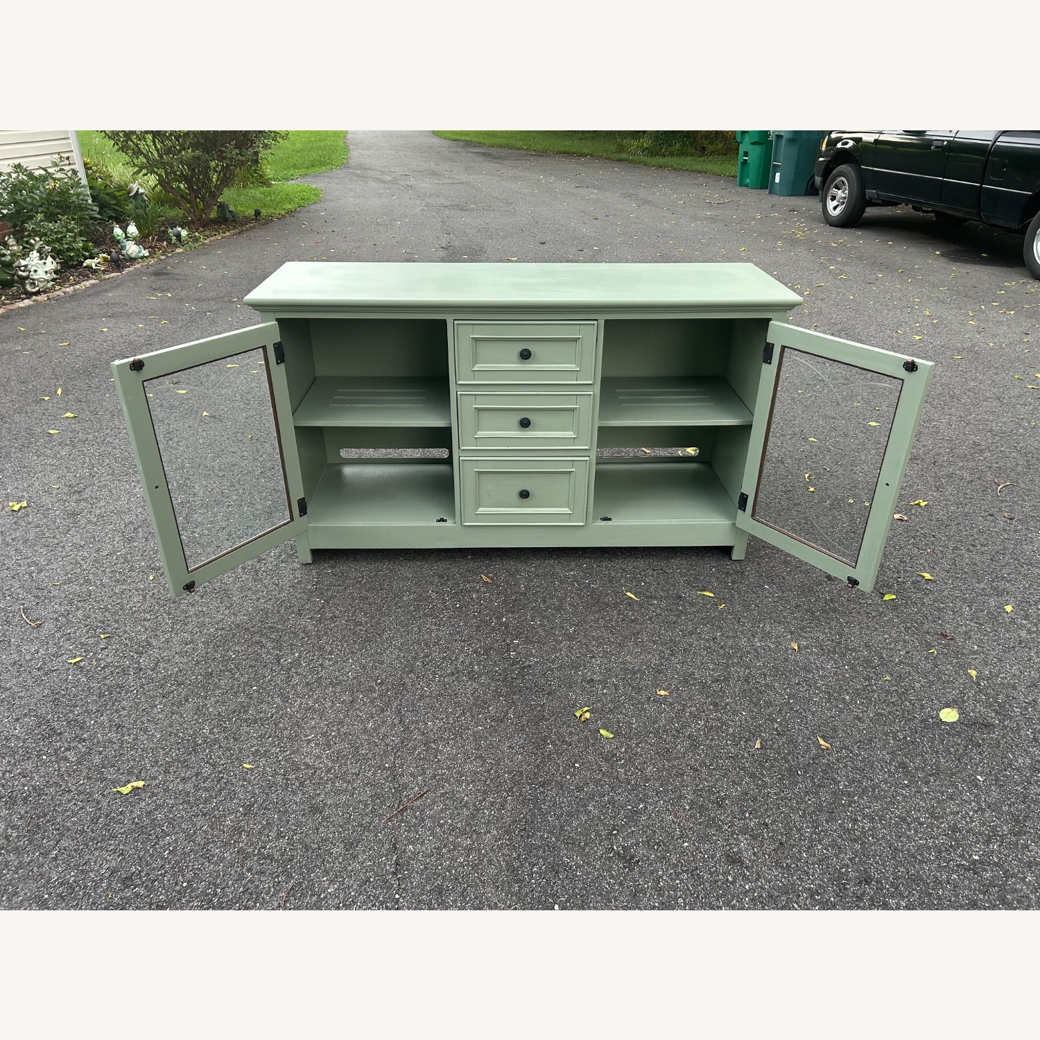 Solid Wood Buffet Cabinet - image-1