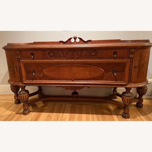 Used Antique Tudor Revival Sideboard for sale on AptDeco