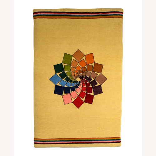 Used Royal Knotted Carpet 100% Naturally Dyed Wool for sale on AptDeco