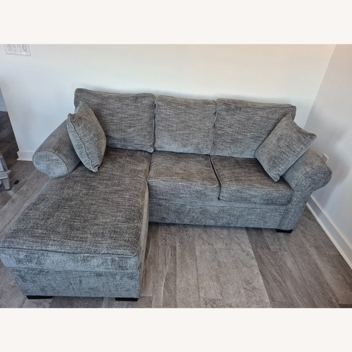 Used Overnight Sofa Corporation Black Ash Chaise Sofabed for sale on AptDeco