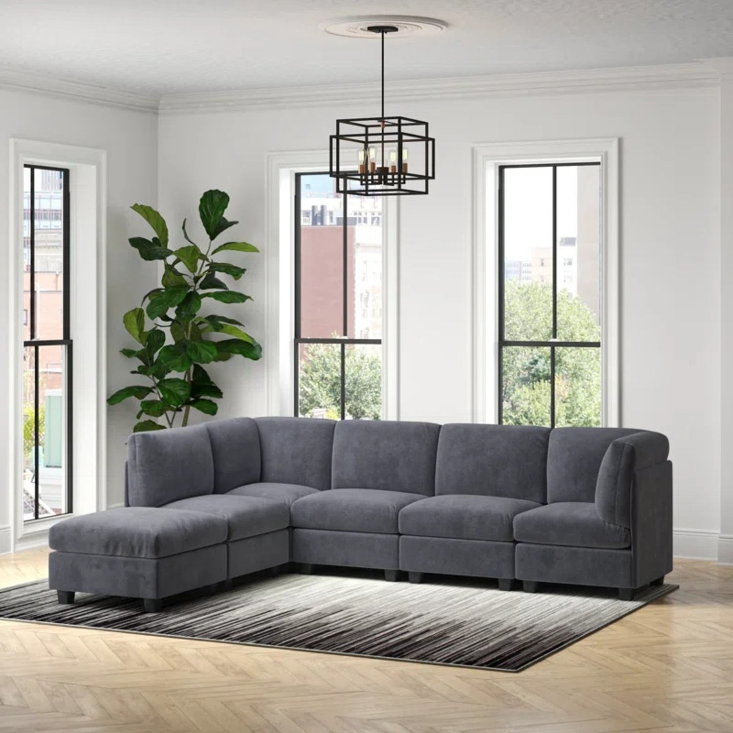 Roeder 6 - Piece Upholstered Sectional - image-5