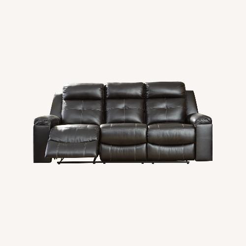 Used Brown Leather Electric Reclining Couch for sale on AptDeco