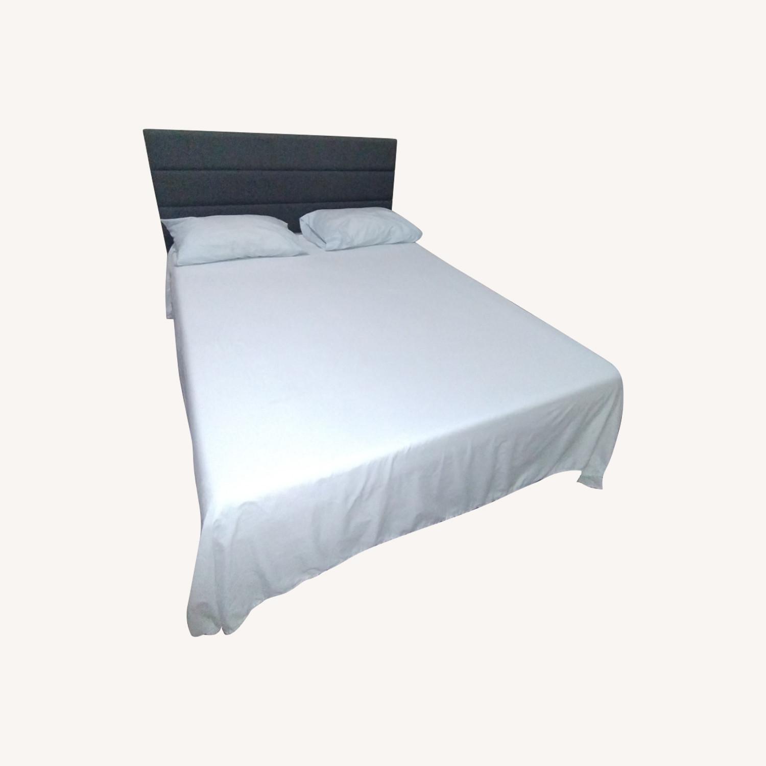 Queen Size Bed With Headboard - image-0