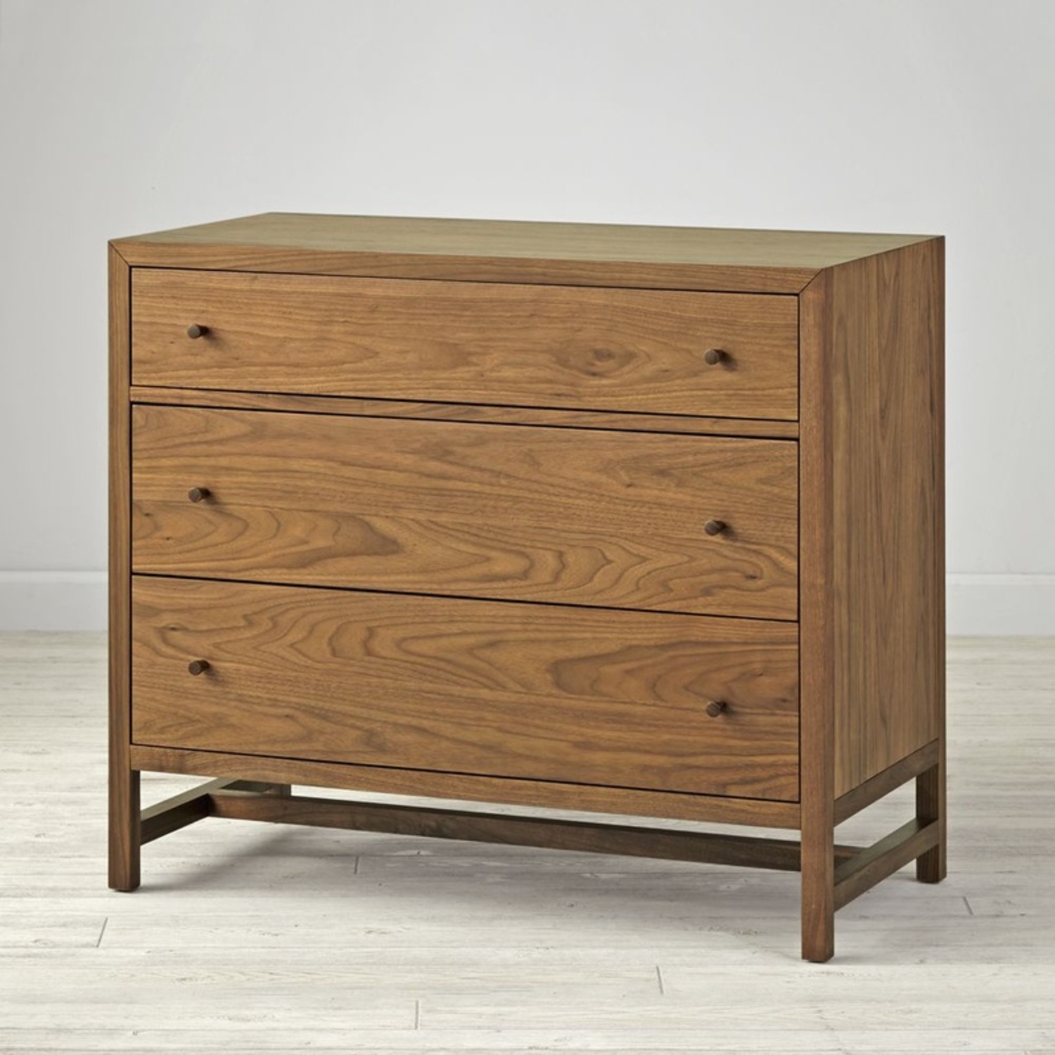 Crate & Barrel Kids Taylor 3-Drawer Walnut Dresser - image-5