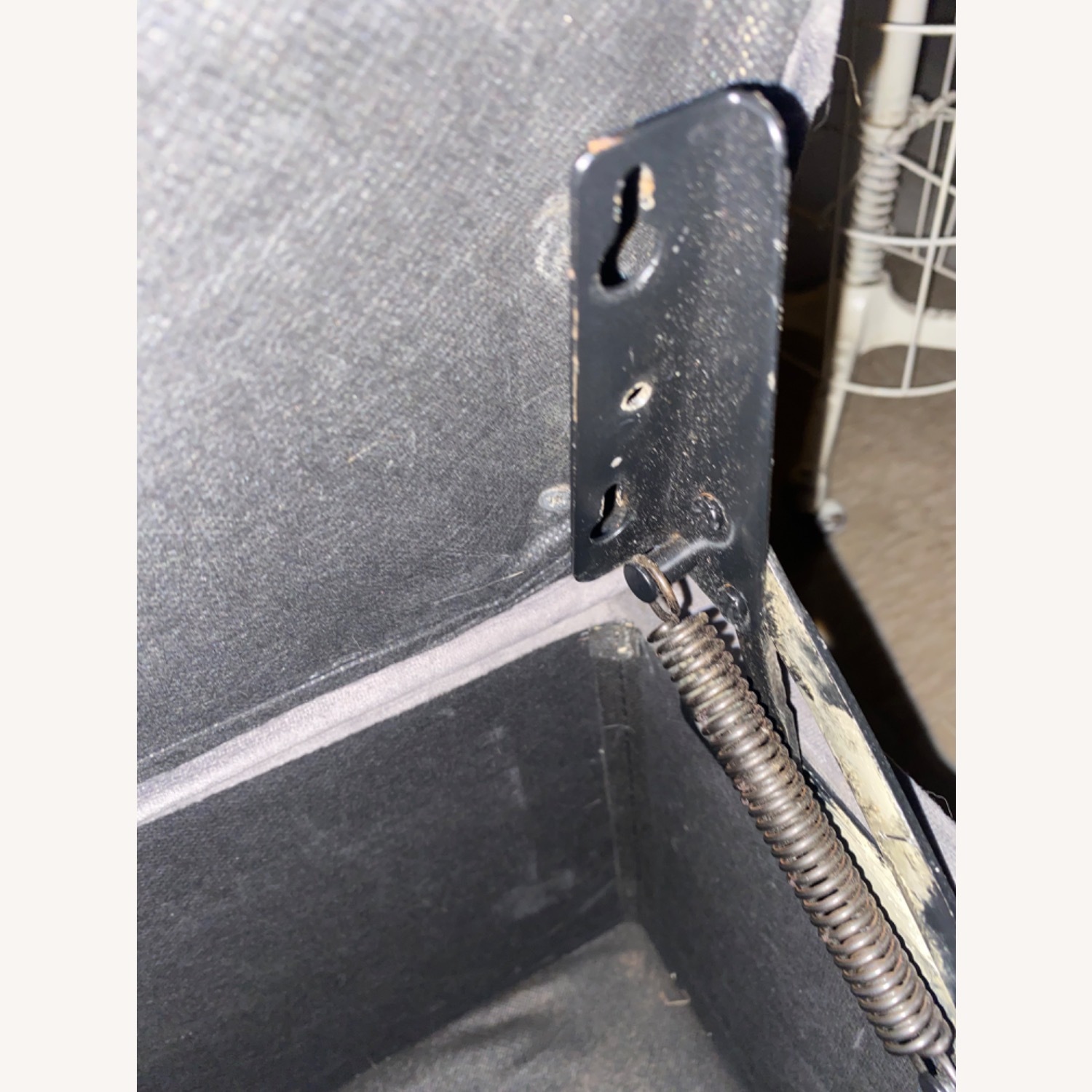 Queen Size Velvet Storage Bed Frame - image-6