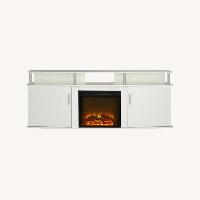 White Fireplace 
