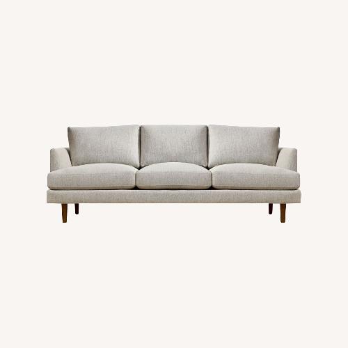 Used West Elm Dove Grey Sofa for sale on AptDeco